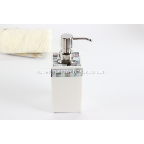 Black Mother of Pearl Resin Soap Pump